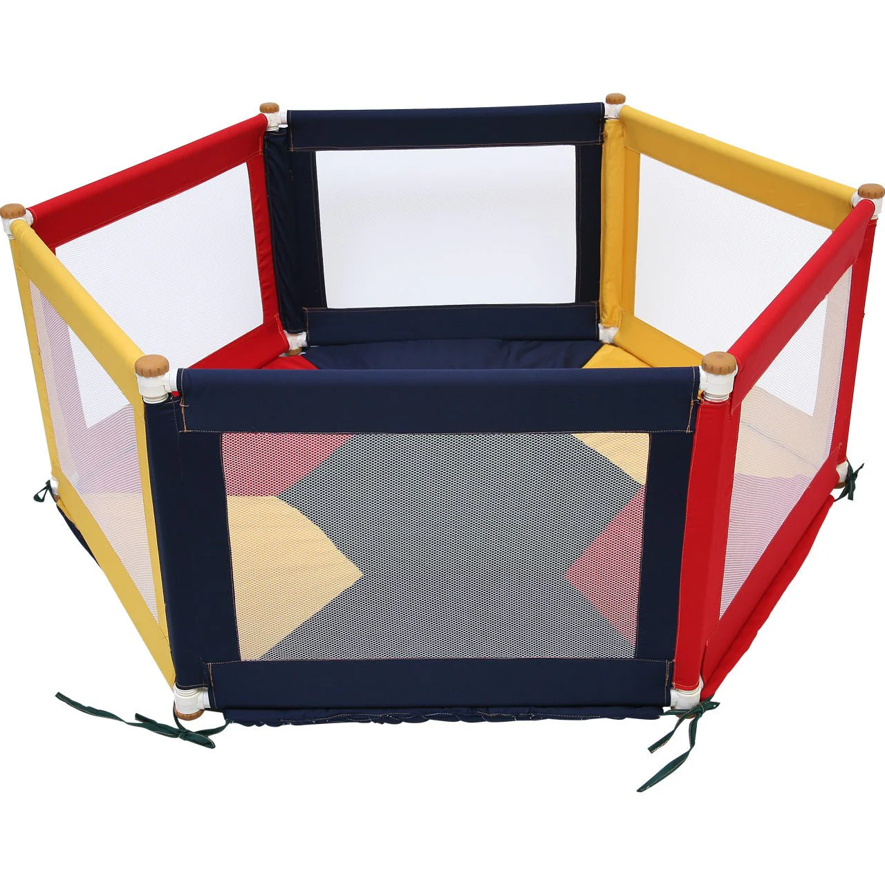 Pokano Fabric Hexagonal Playpen & Mat - Image 3